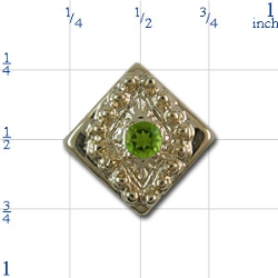 rk307 Peridot Bracelet Slide 